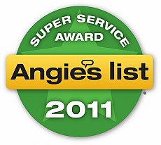 Angie's List Super Service Award 2011